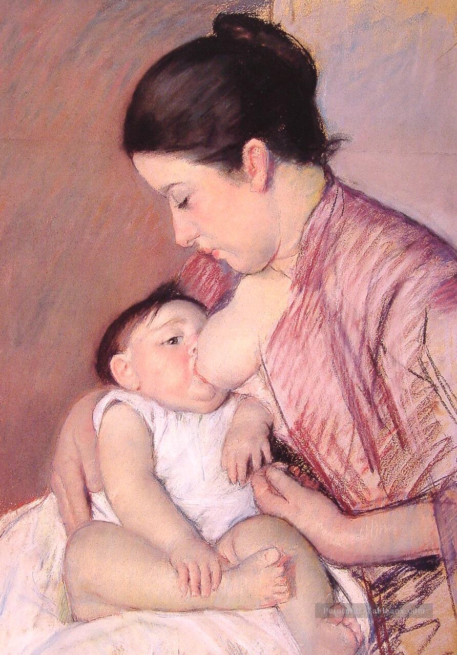 Maternité des mères des enfants Mary Cassatt Peintures à l'huile